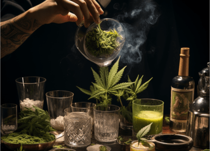 The High Art Form of Cannabis Mixology - In the world of indulgence, we often find ourselves embracing the art of mixology, skillfully blending flavors and ingredients