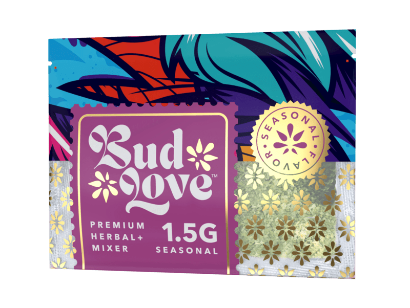 Bud Love Makes Bud Better! 1.5g resealable pouch. ICY J (Cool Mint) flavor – pairs well with all strains. Try some Premium Herbal+ Mixer today and become a Bud Lover!