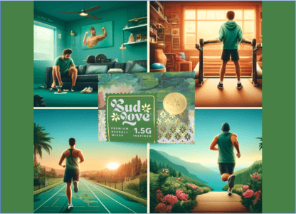 🌸🏃‍♀️ Who knew cannabis could be your workout buddy? Bud Love Active mixers help you stay energized and focused. Perfect for a brisk walk, run, or dynamic yoga session!